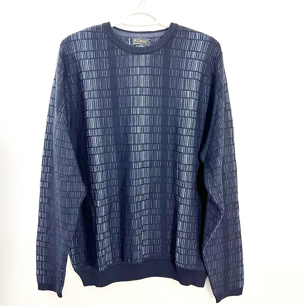 Vintage St. Croix Men’s Patterned Sweater